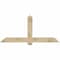 Ekena Millwork Eugene Rough Sawn Timber Gable Bracket, Douglas Fir, 72"W x 33"H x 2"D x 6"F, 11/12 Pitch GBW072X33X0206EUG00RDF - alternate 1